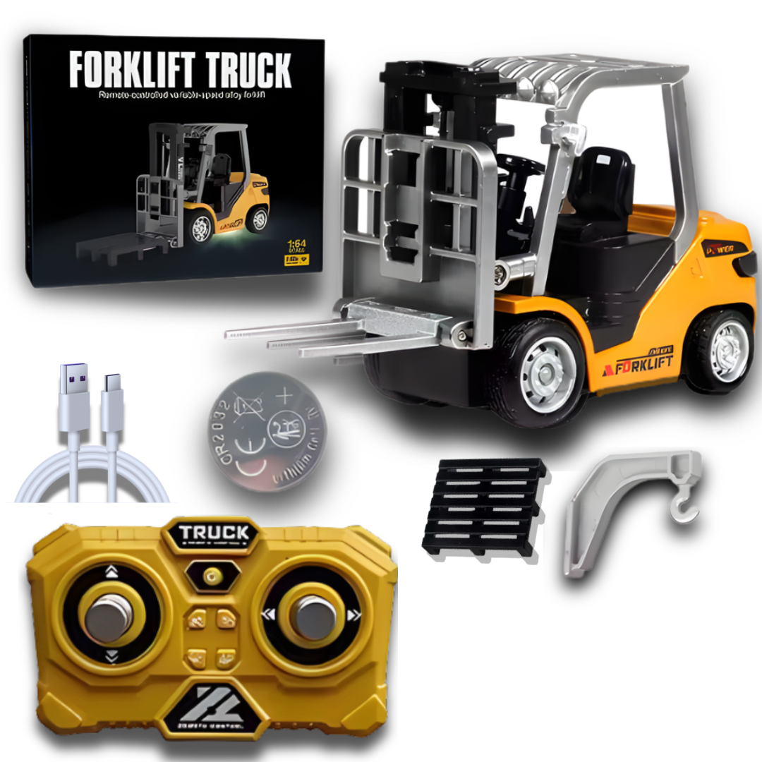 Mini Carretilla Elevadora Realista de Escritorio