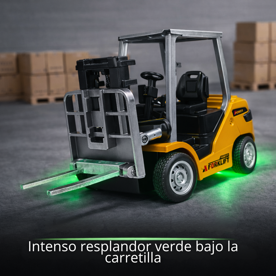 Mini Carretilla Elevadora Realista de Escritorio