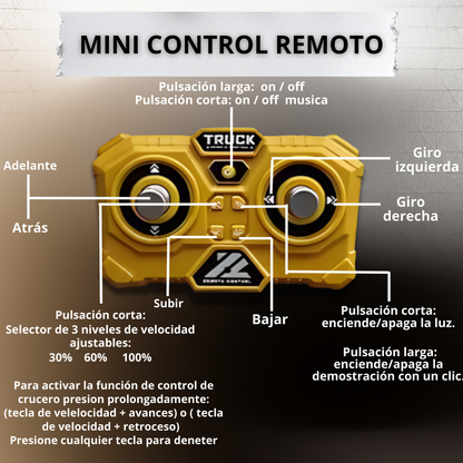 Mini Carretilla Elevadora Realista de Escritorio